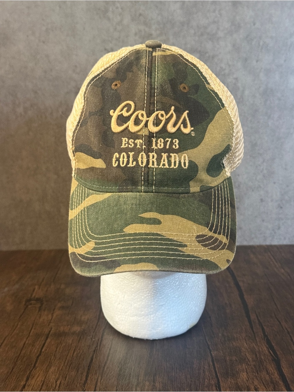 Legacy Camo Baseball Cap - Green/Tan